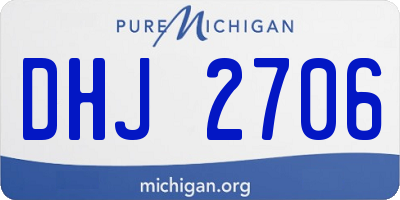 MI license plate DHJ2706