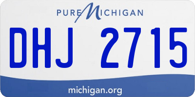 MI license plate DHJ2715