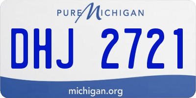 MI license plate DHJ2721
