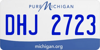 MI license plate DHJ2723