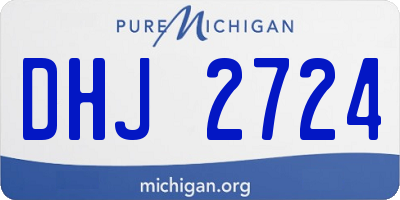 MI license plate DHJ2724