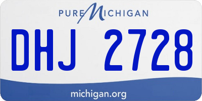 MI license plate DHJ2728