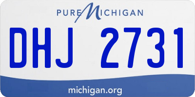 MI license plate DHJ2731