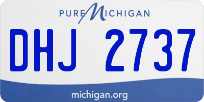 MI license plate DHJ2737