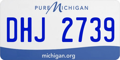 MI license plate DHJ2739