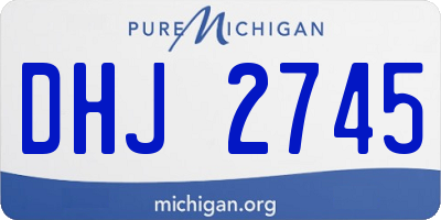 MI license plate DHJ2745