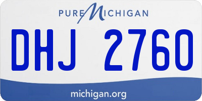 MI license plate DHJ2760