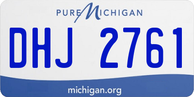 MI license plate DHJ2761