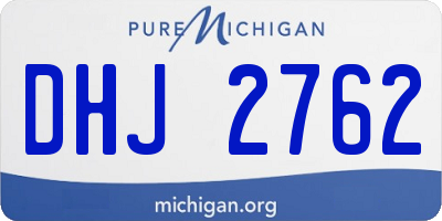 MI license plate DHJ2762