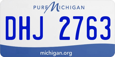 MI license plate DHJ2763