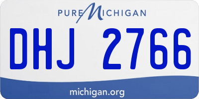 MI license plate DHJ2766