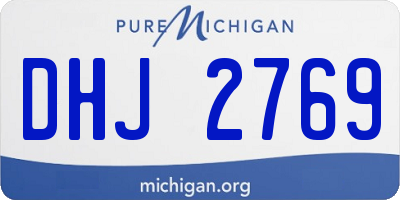 MI license plate DHJ2769
