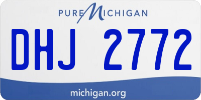 MI license plate DHJ2772
