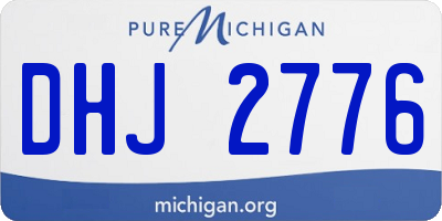MI license plate DHJ2776