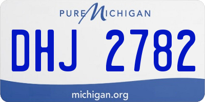 MI license plate DHJ2782