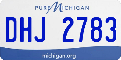 MI license plate DHJ2783