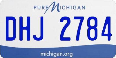 MI license plate DHJ2784