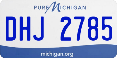 MI license plate DHJ2785