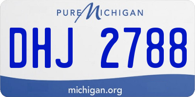 MI license plate DHJ2788
