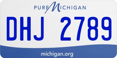 MI license plate DHJ2789