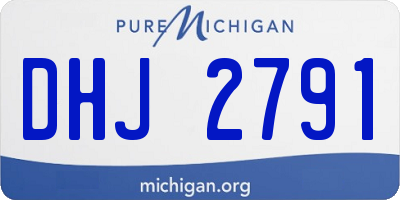MI license plate DHJ2791