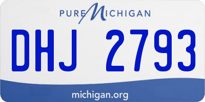 MI license plate DHJ2793