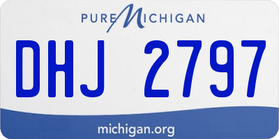 MI license plate DHJ2797