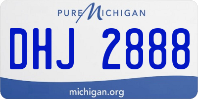 MI license plate DHJ2888