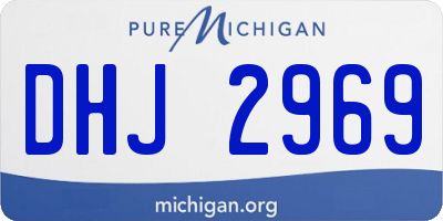 MI license plate DHJ2969
