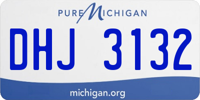 MI license plate DHJ3132