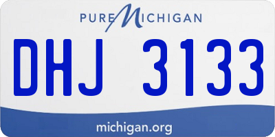 MI license plate DHJ3133