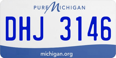 MI license plate DHJ3146