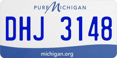 MI license plate DHJ3148