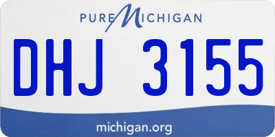 MI license plate DHJ3155