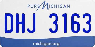 MI license plate DHJ3163
