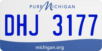 MI license plate DHJ3177