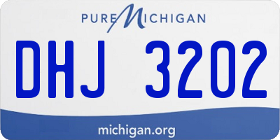 MI license plate DHJ3202