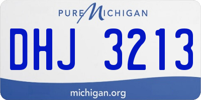 MI license plate DHJ3213