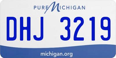 MI license plate DHJ3219