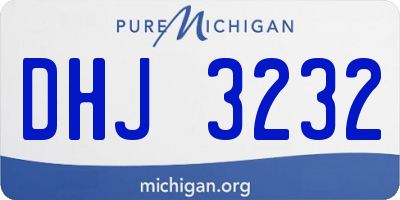 MI license plate DHJ3232