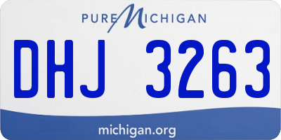 MI license plate DHJ3263