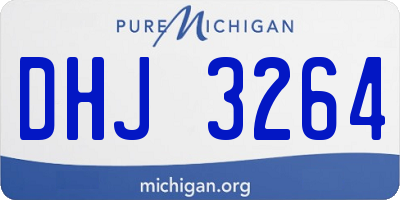 MI license plate DHJ3264