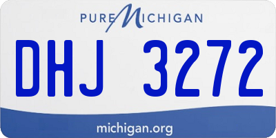 MI license plate DHJ3272