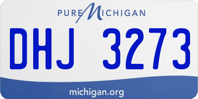 MI license plate DHJ3273