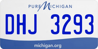 MI license plate DHJ3293