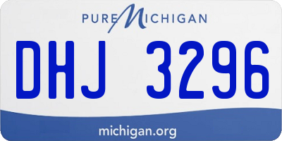 MI license plate DHJ3296
