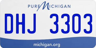 MI license plate DHJ3303