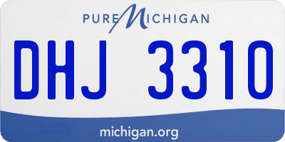 MI license plate DHJ3310