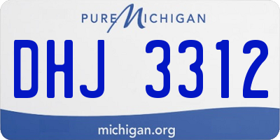 MI license plate DHJ3312