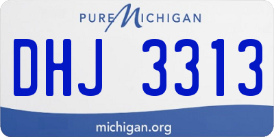 MI license plate DHJ3313